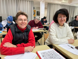 Ukrainalaiset Maryna Venidiktova-Saiko ja Ikmet Nurullaieva.
