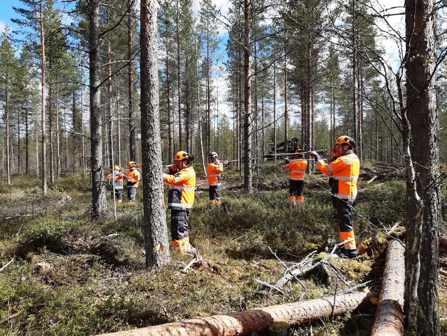 Metsän-arviointia-relaskoopilla Metsän-arviointia-relaskoopilla